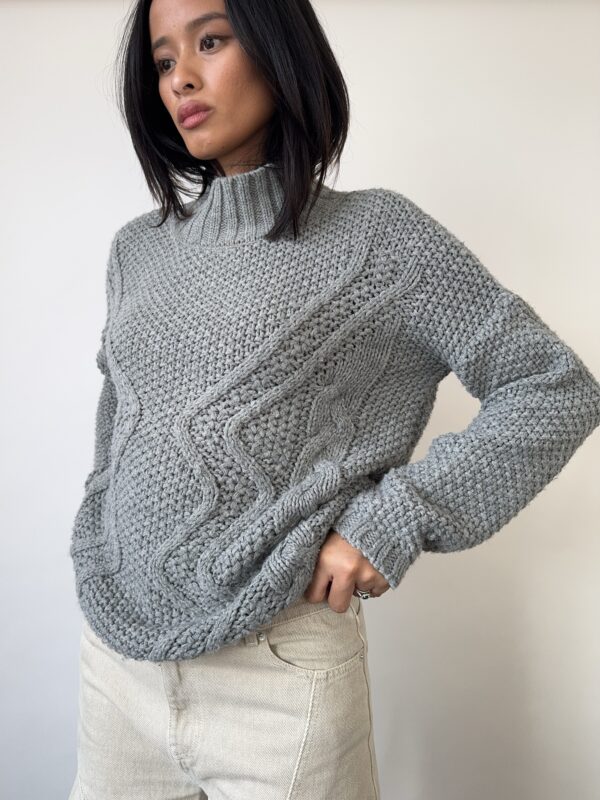 Grey Knit