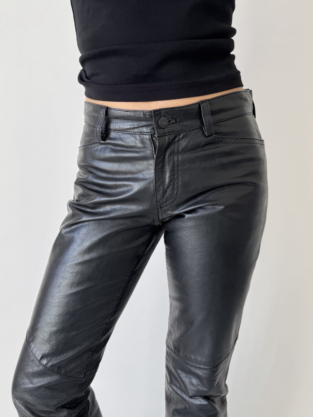 Leather Skinny Pants - Image 4