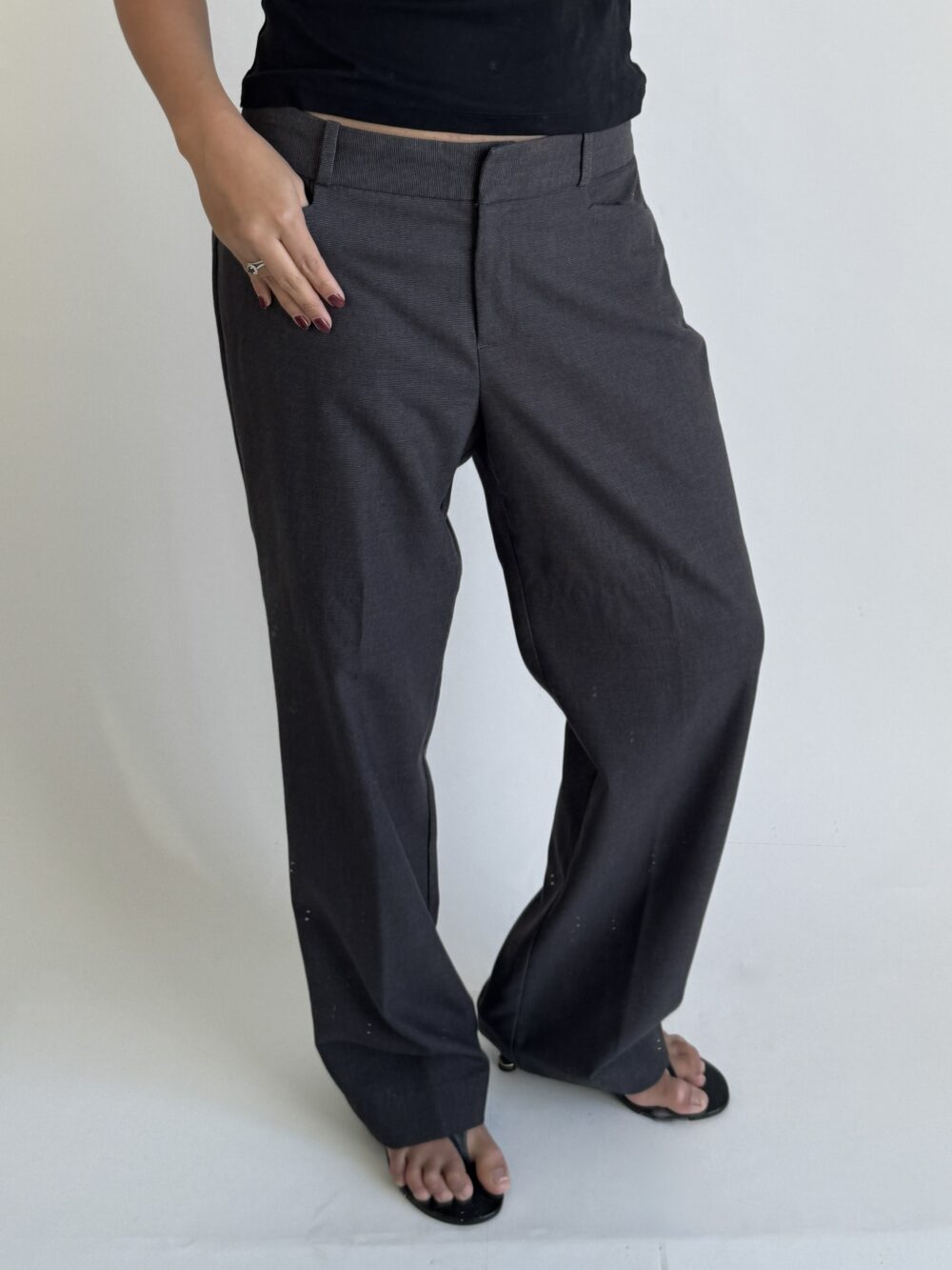 Grey Loose Trousers - Image 5