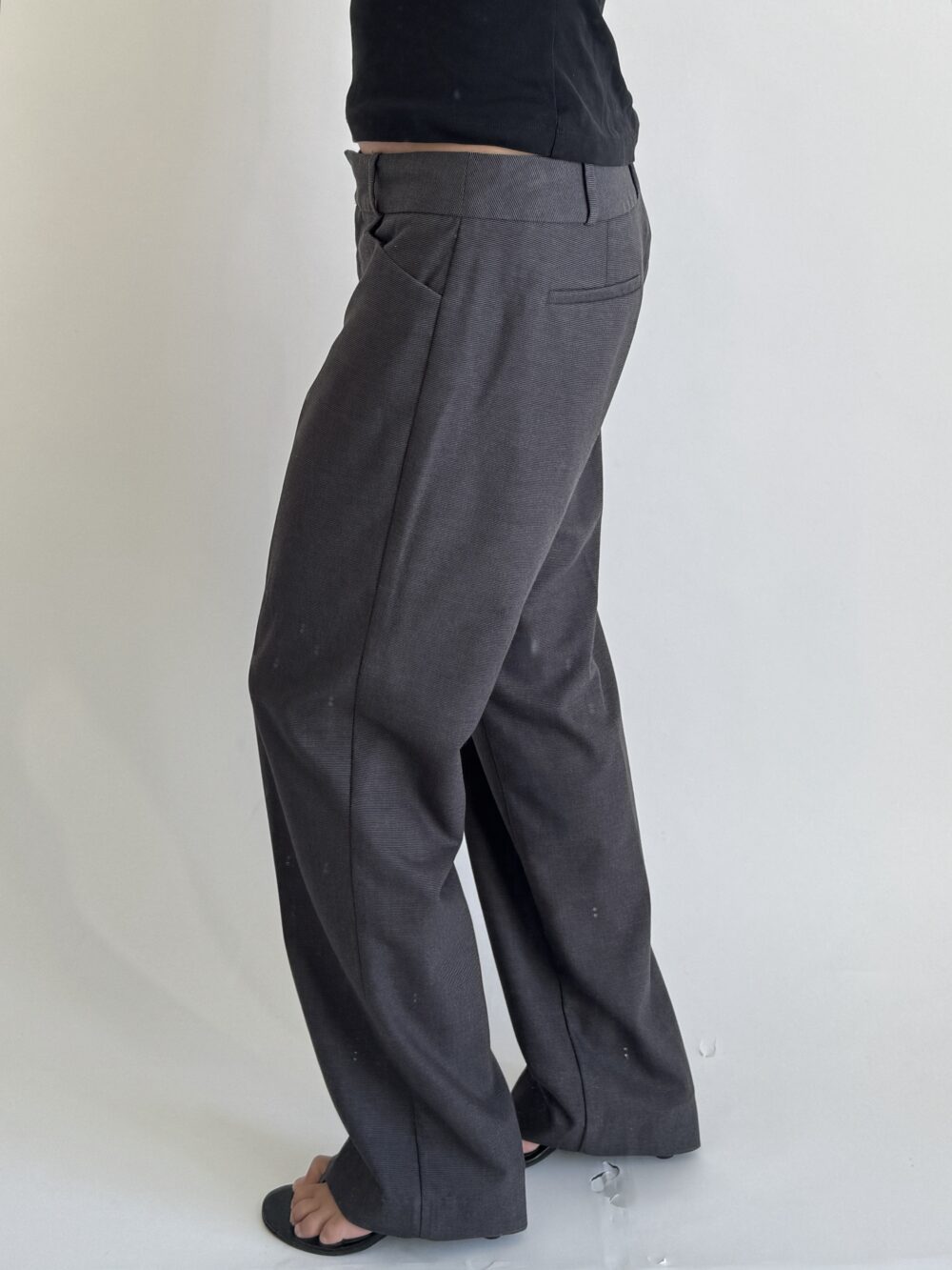 Grey Loose Trousers - Image 2