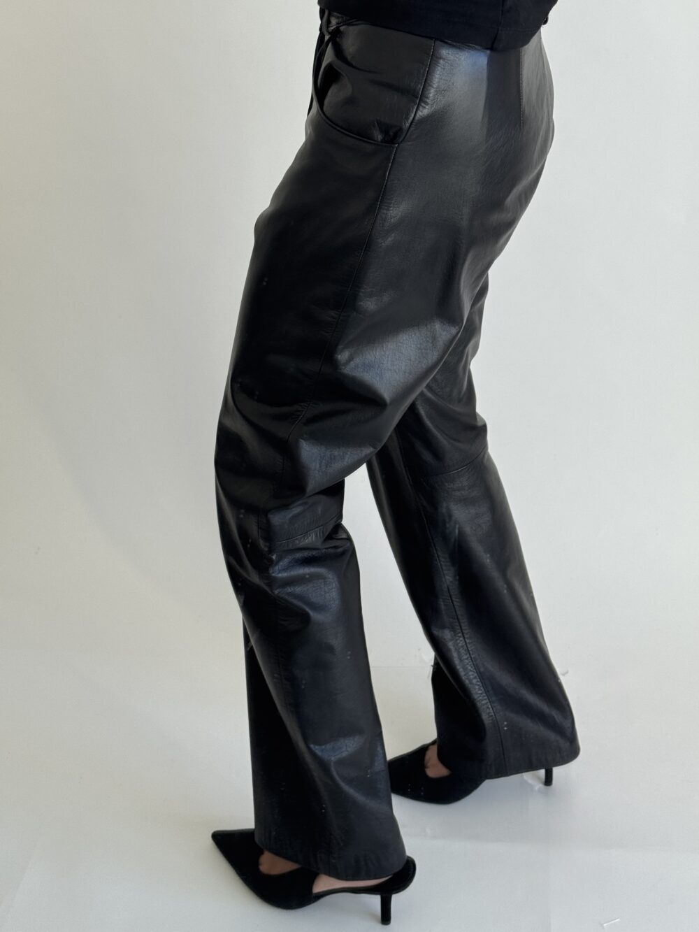 Vintage Leather Pants - Image 3