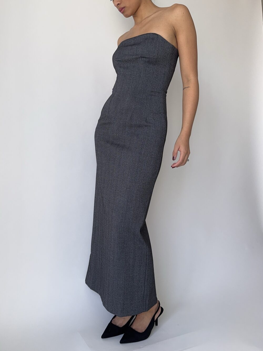 Grey Marle Corset Dress - Image 6