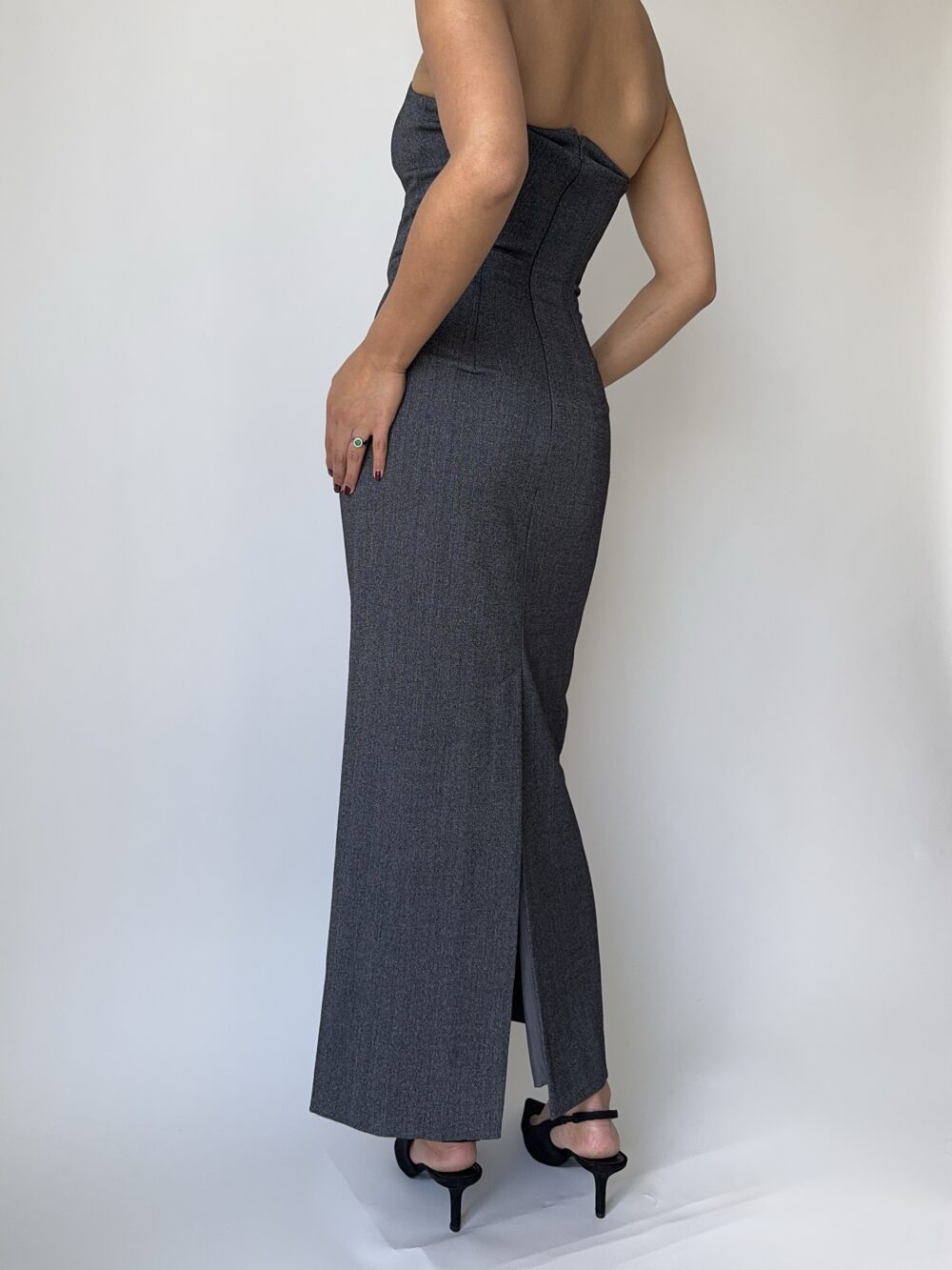 Grey Marle Corset Dress - Image 3