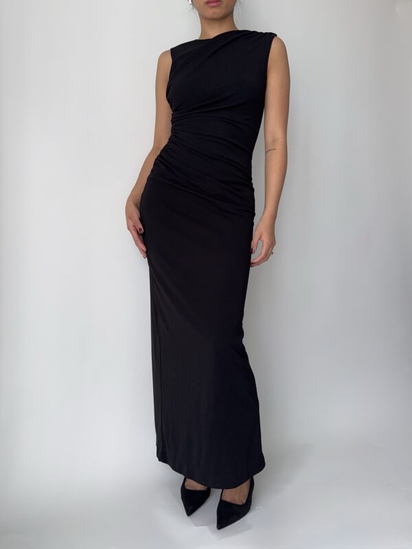 Black Jersey Maxi Dress