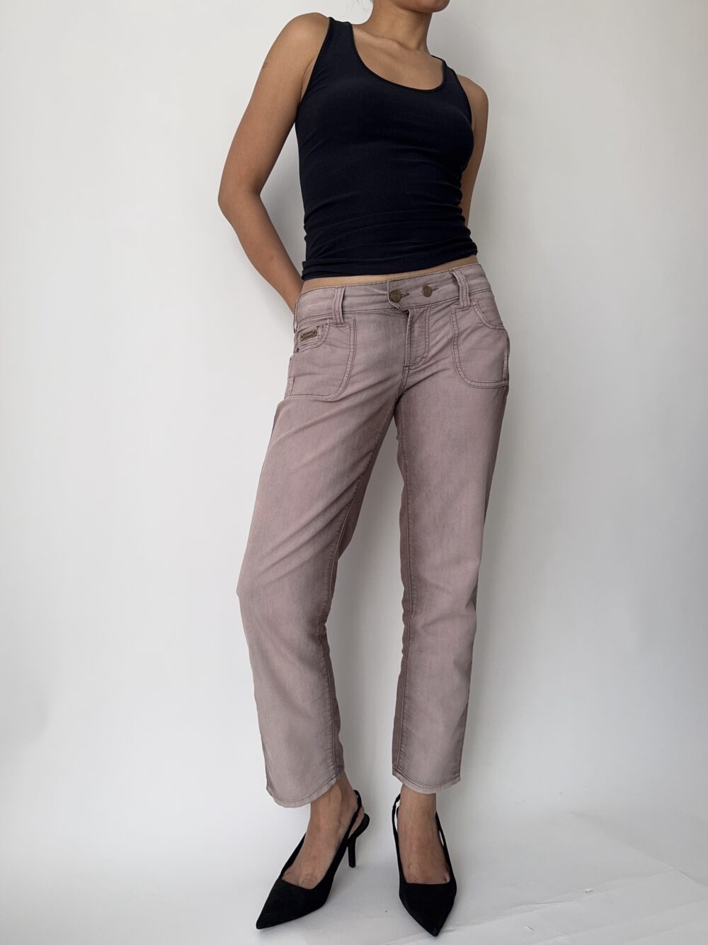 John Galliano Pink Gradient Capris - Image 8