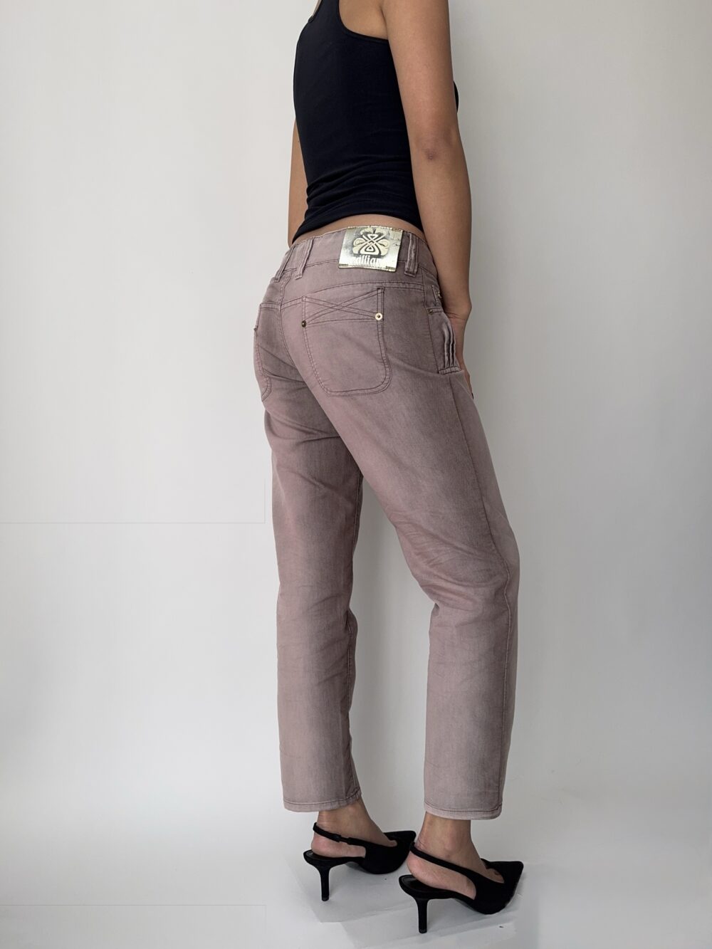 John Galliano Pink Gradient Capris - Image 7