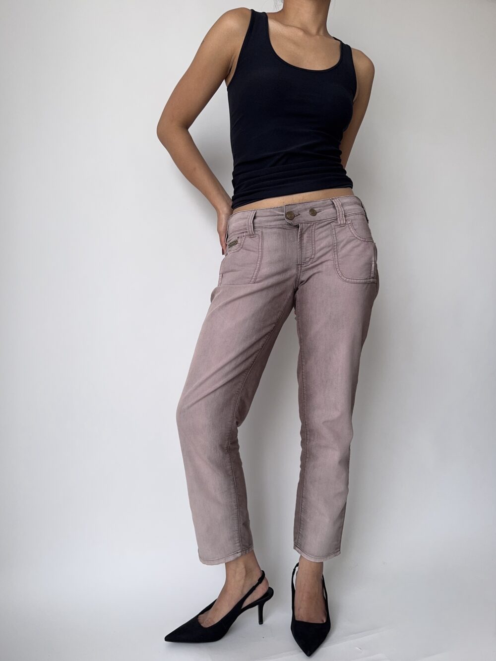 John Galliano Pink Gradient Capris