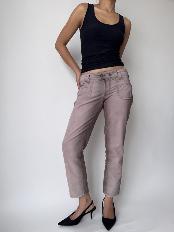 John Galliano Pink Gradient Capris