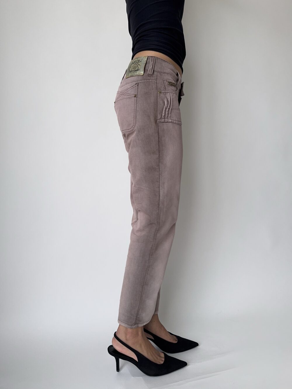 John Galliano Pink Gradient Capris - Image 5