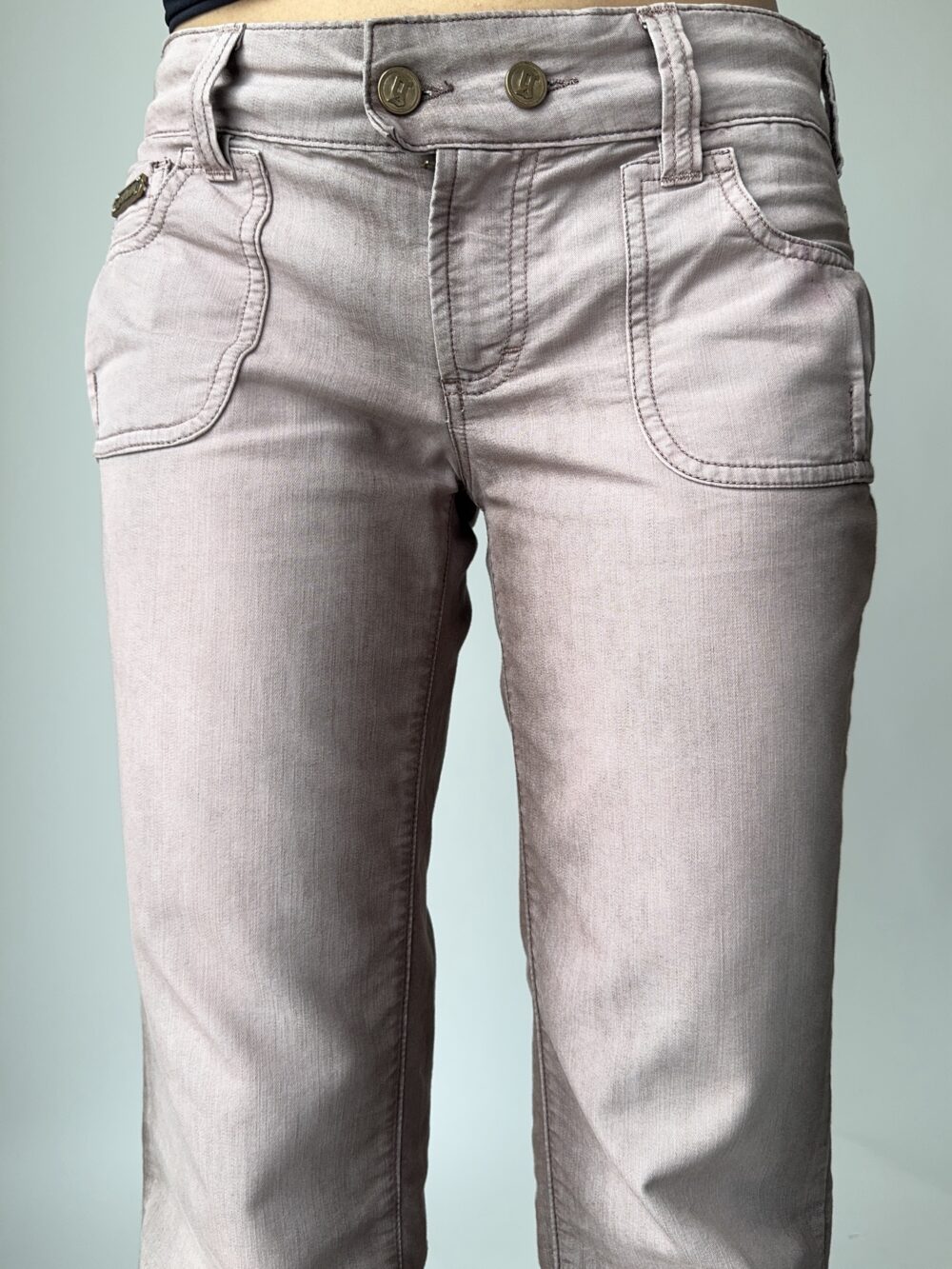 John Galliano Pink Gradient Capris - Image 3