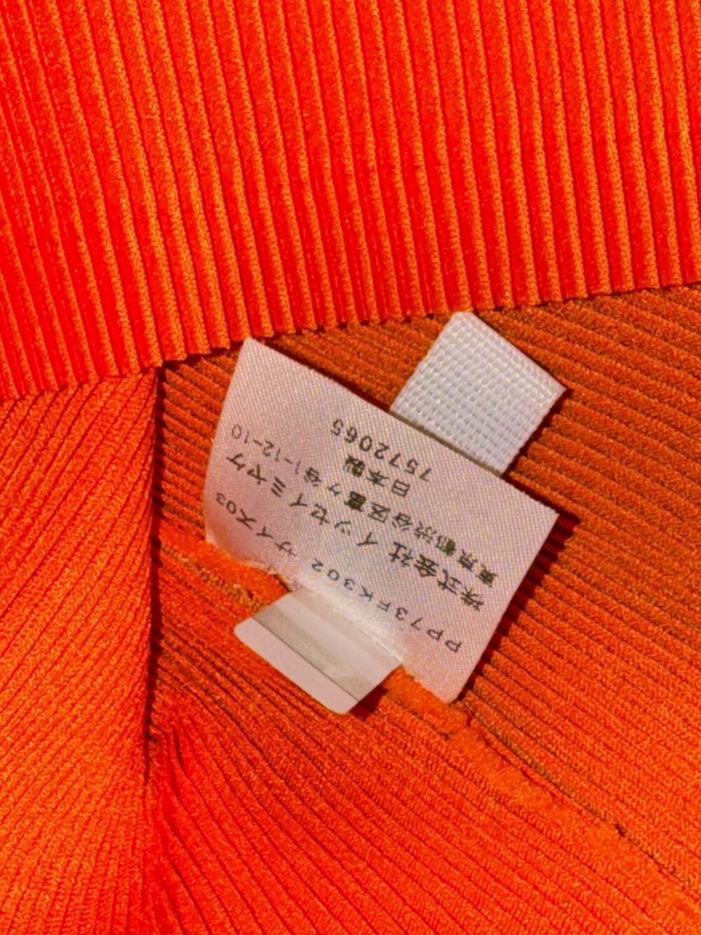 Issey Miyake Pleats Please Orange Top - Image 6