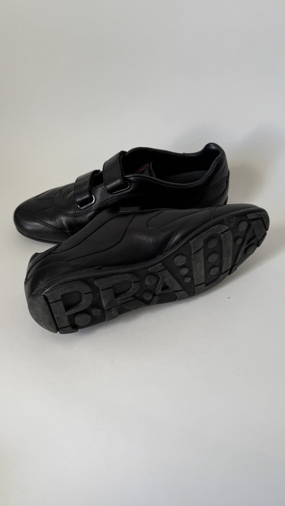 Prada Sports Leather Trainers (Damaged) - Image 7