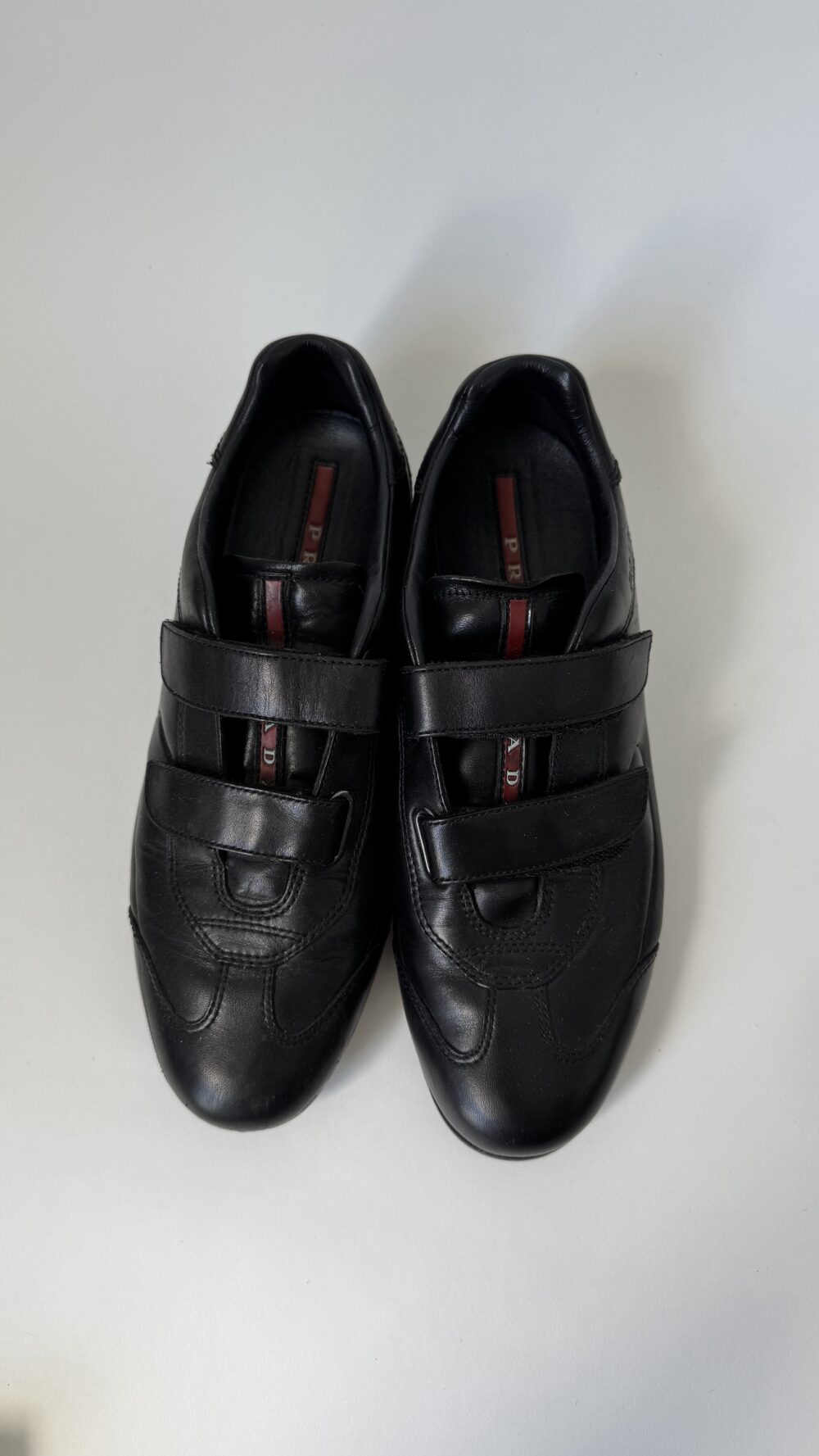 Prada Sports Leather Trainers (Damaged) - Image 3