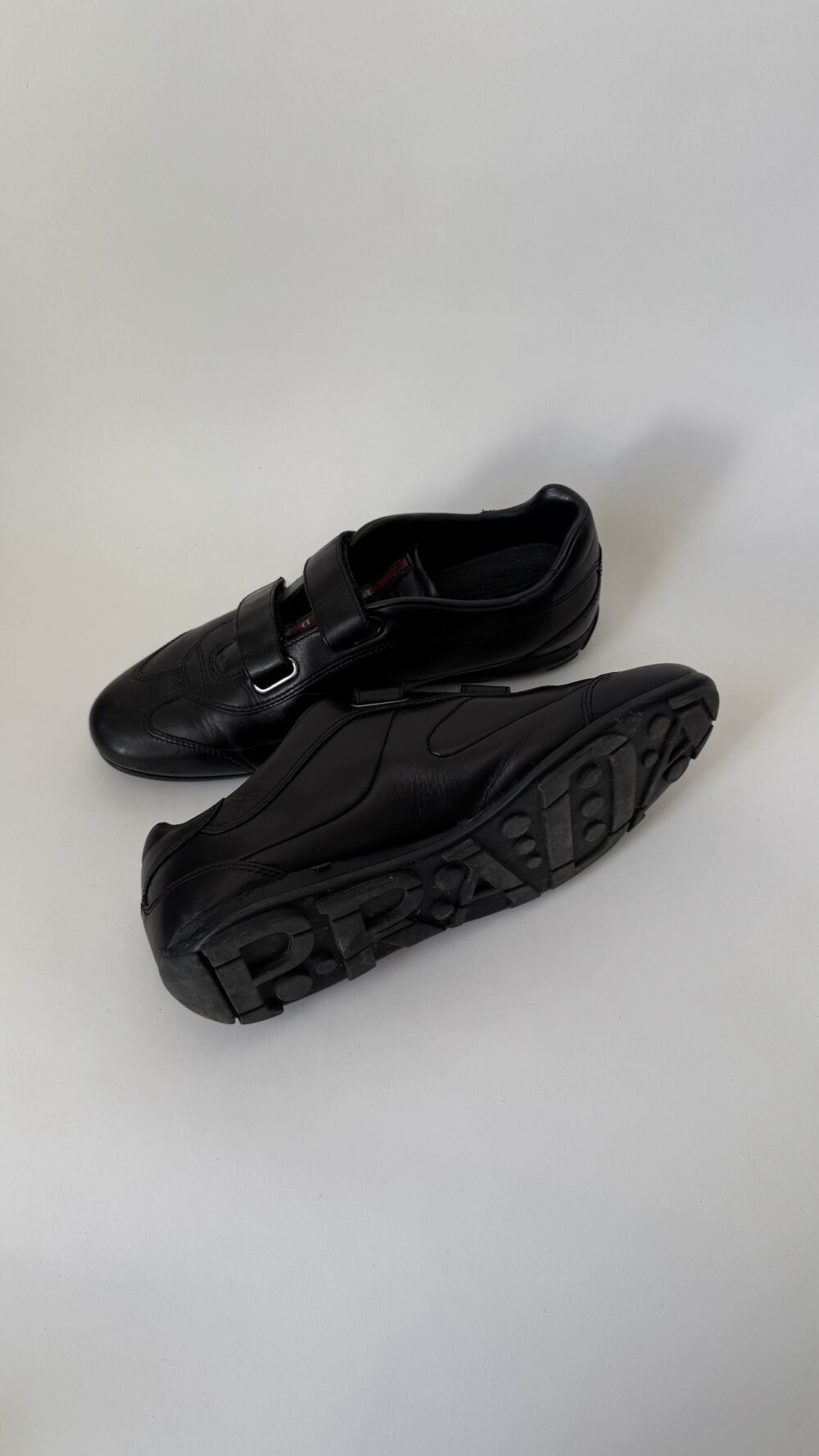 Prada Sports Leather Trainers (Damaged) - Image 2