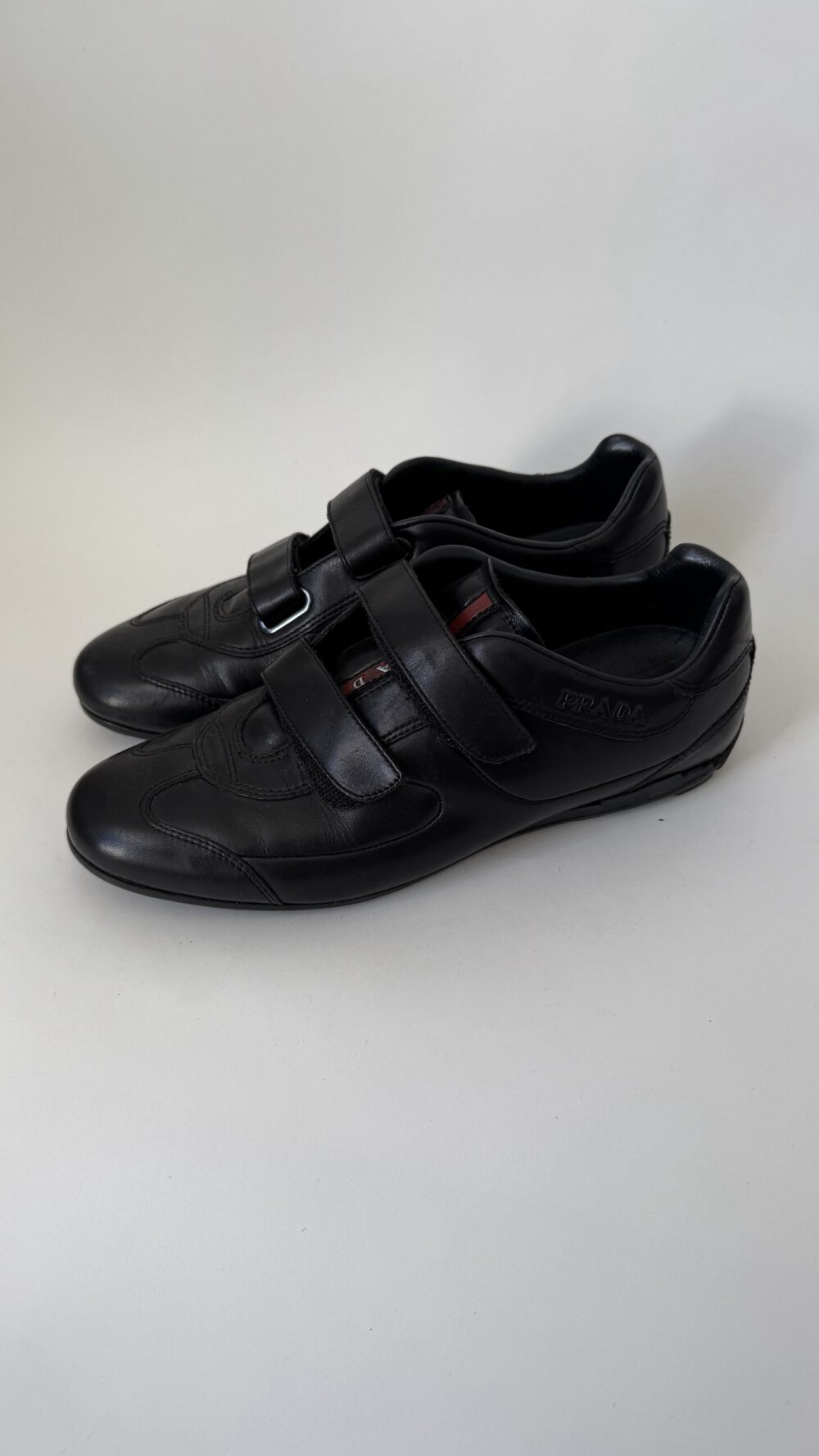 Prada Sports Leather Trainers (Damaged) - Image 4