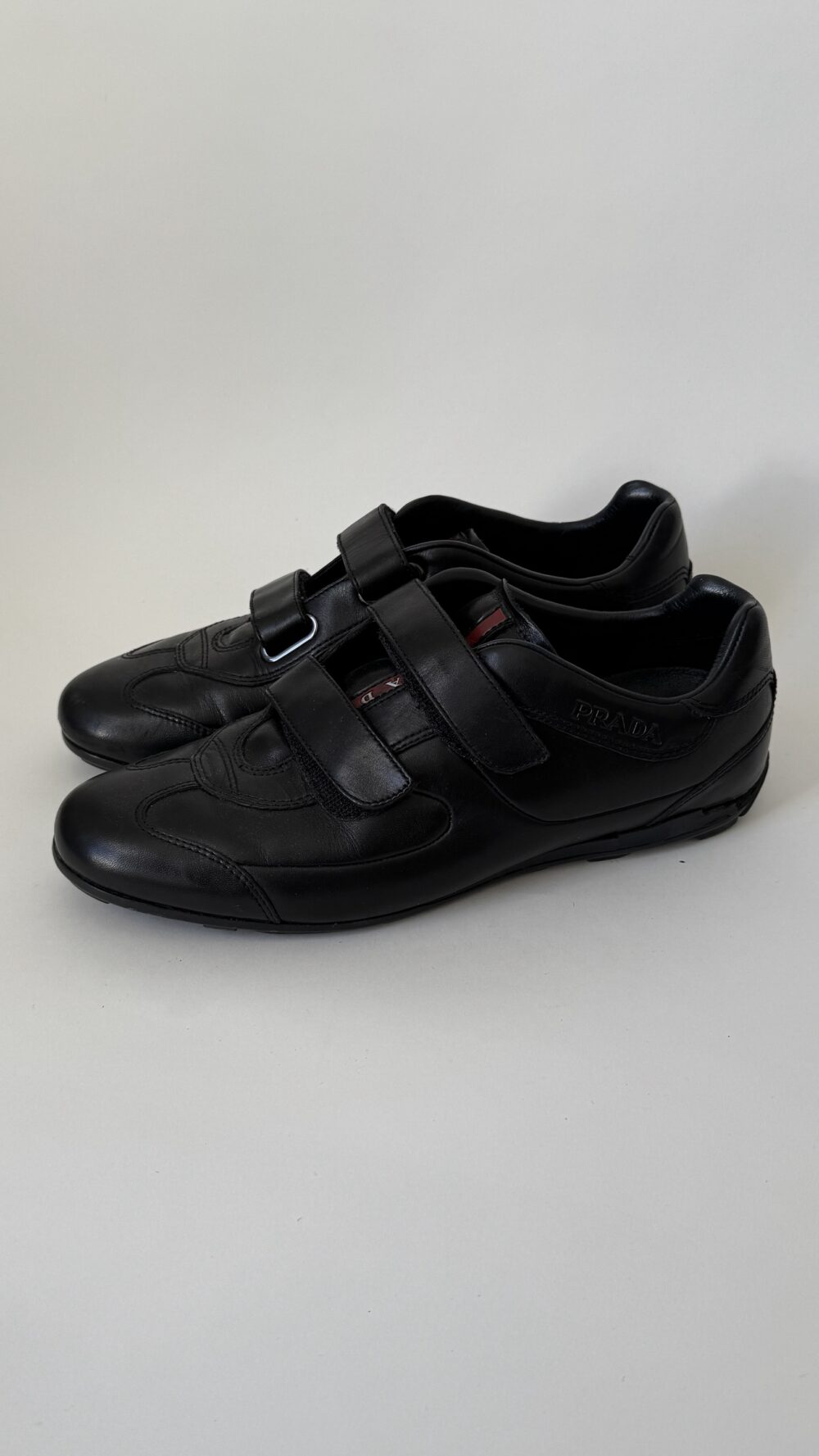 Prada Sports Leather Trainers (Damaged) - Image 5