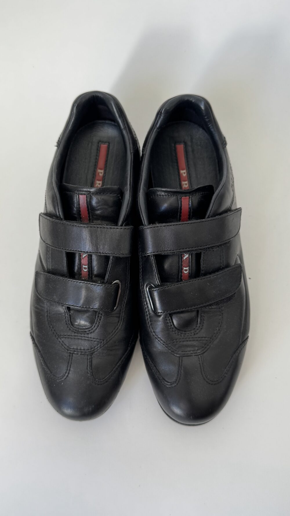 Prada Sports Leather Trainers (Damaged) - Image 6