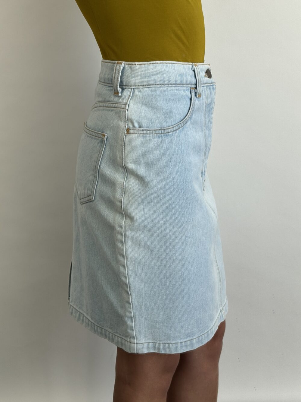 Calvin Klein Midi Denim Skrit - Image 4