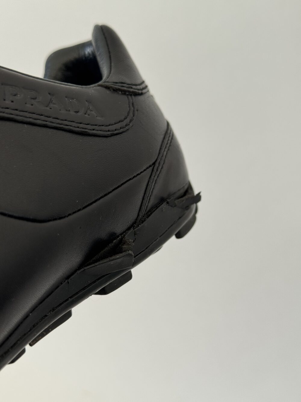 Prada Sports Leather Trainers (Damaged) - Image 10