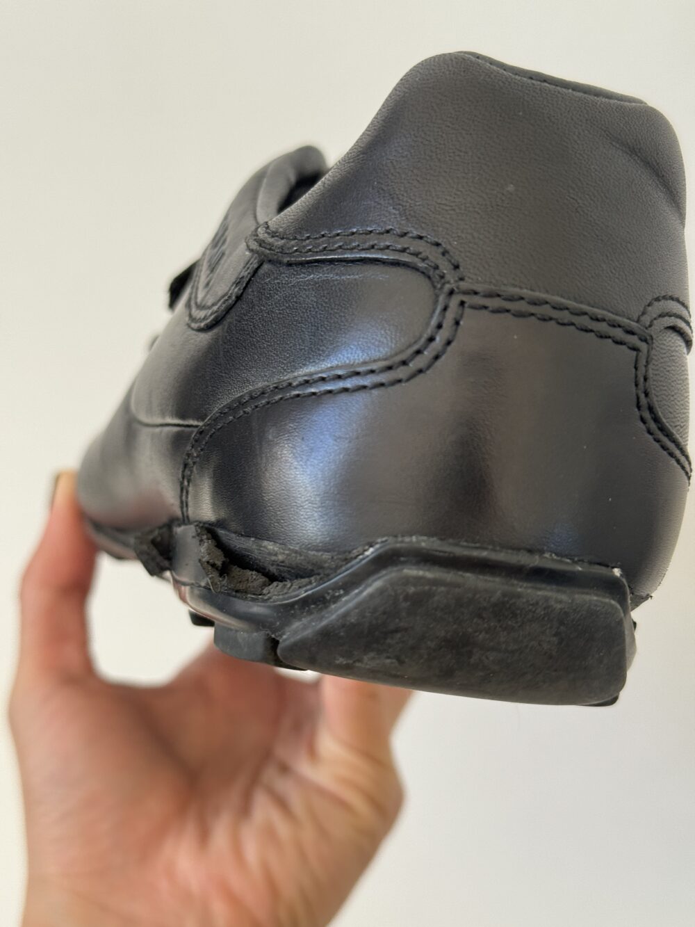 Prada Sports Leather Trainers (Damaged) - Image 11