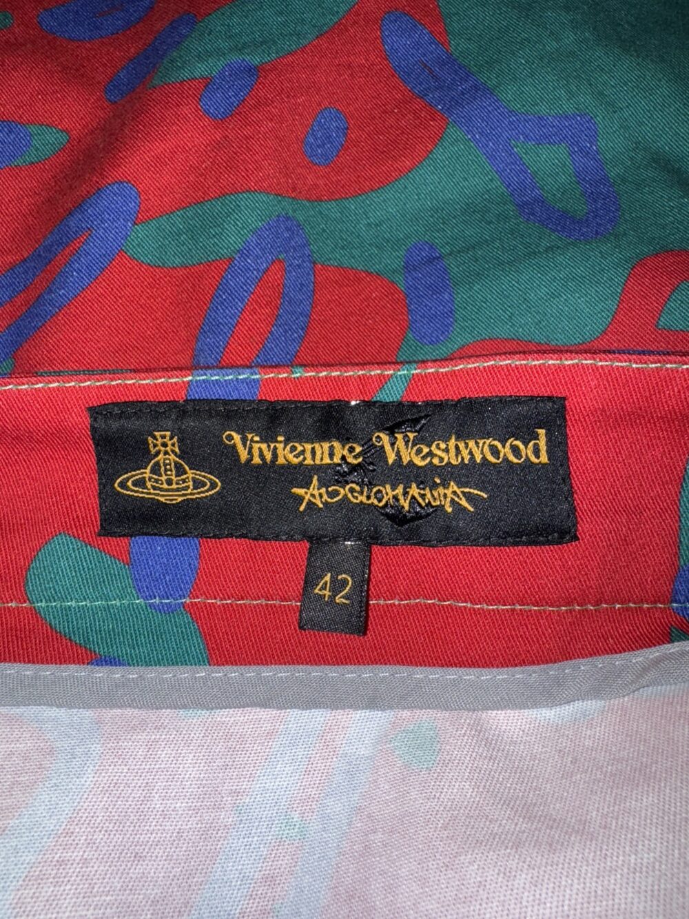 Vivienne Westwood Printed Midi Skirt - Image 5
